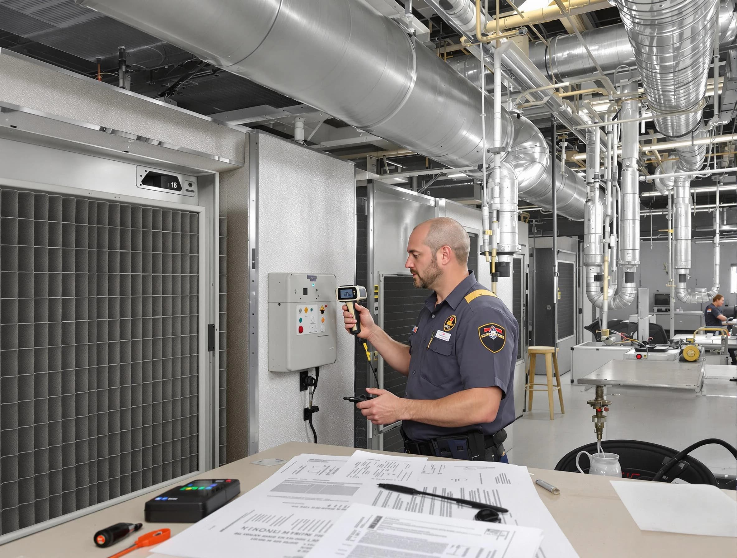 Professional filter system inspection by Shelbyville Air Duct Cleaning in Shelbyville