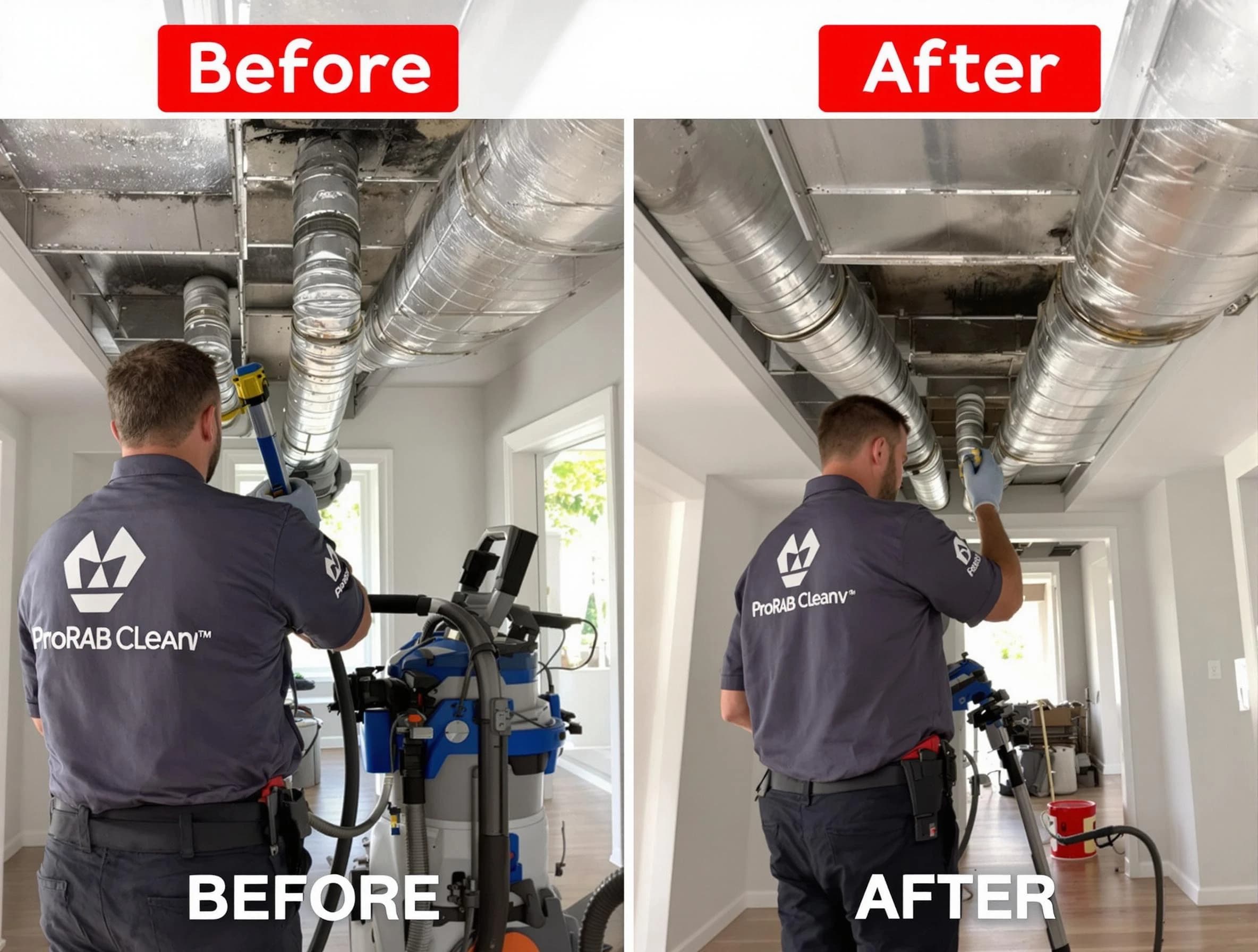 Shelbyville Air Duct Cleaning expert performing thorough residential duct cleaning in a Shelbyville home
