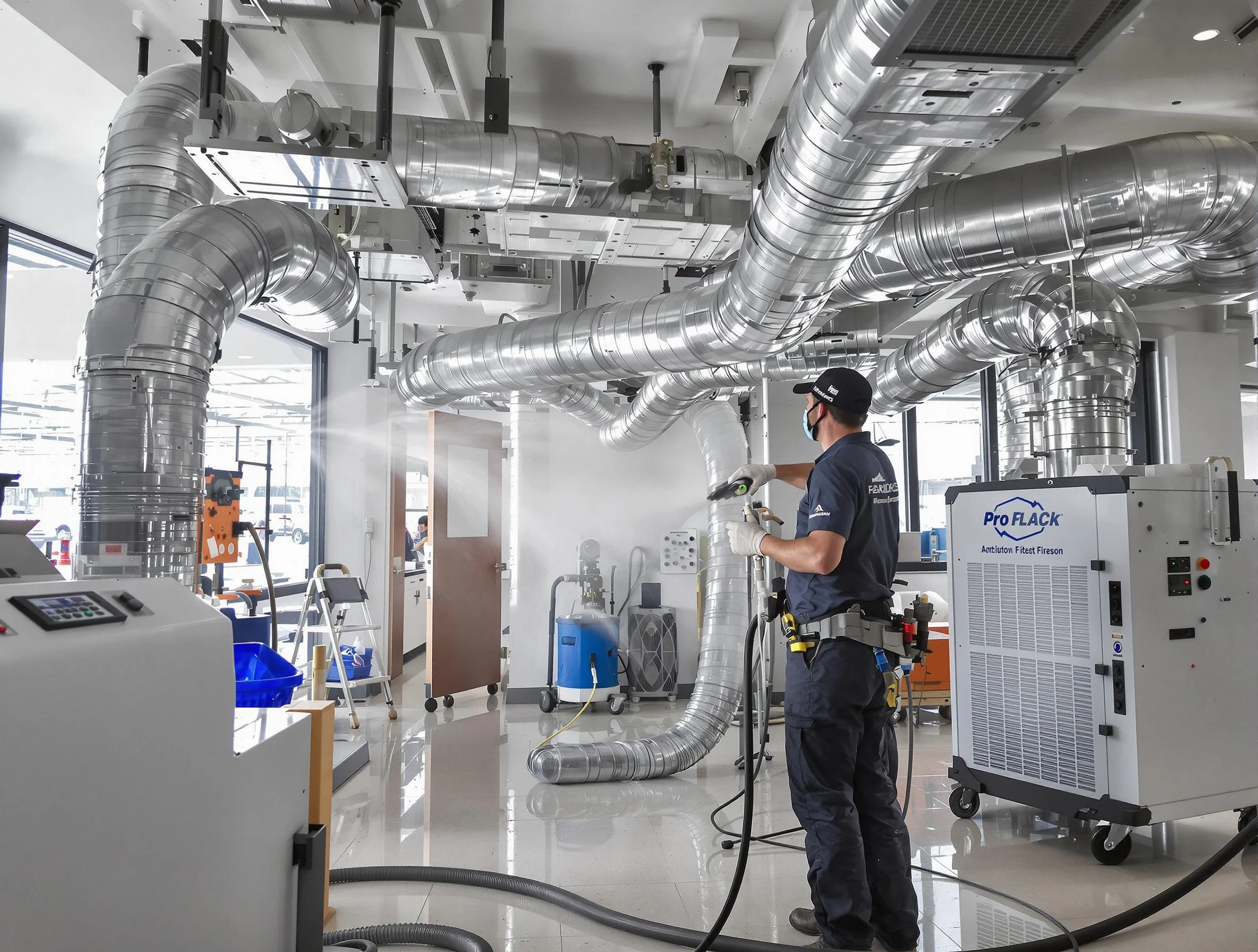 Negative Pressure Air Duct Cleaning in Shelbyville