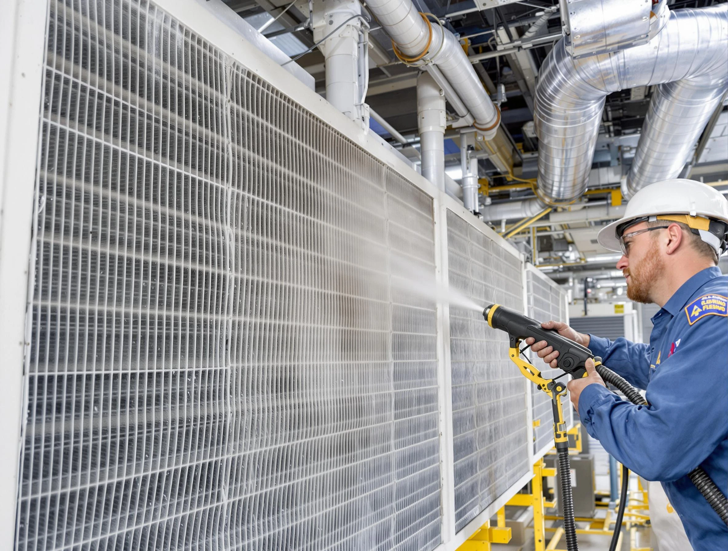 Professional commercial coil cleaning by Shelbyville Air Duct Cleaning in Shelbyville