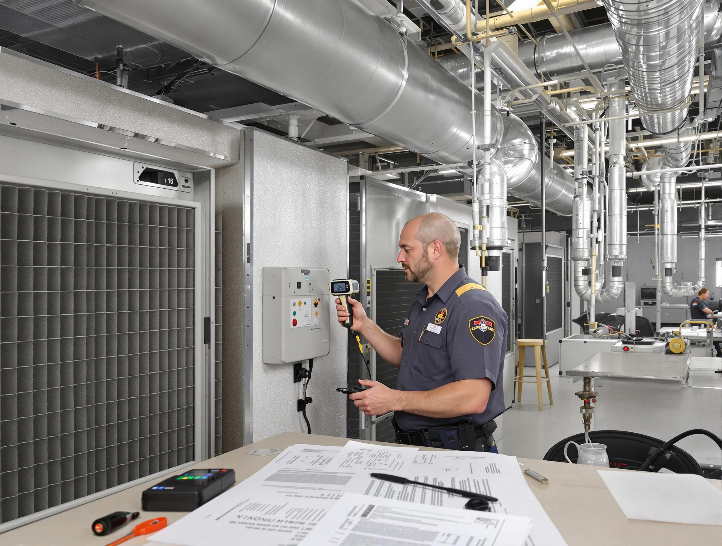 Professional filter system inspection by Shelbyville Air Duct Cleaning in Shelbyville